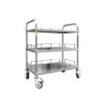 Medical Hospital Dressing Stainless Steel Trolley Surgical Trolley with Drawers